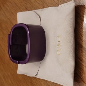 LAST CHANCE! Furla Acrylic Purple Bracelet